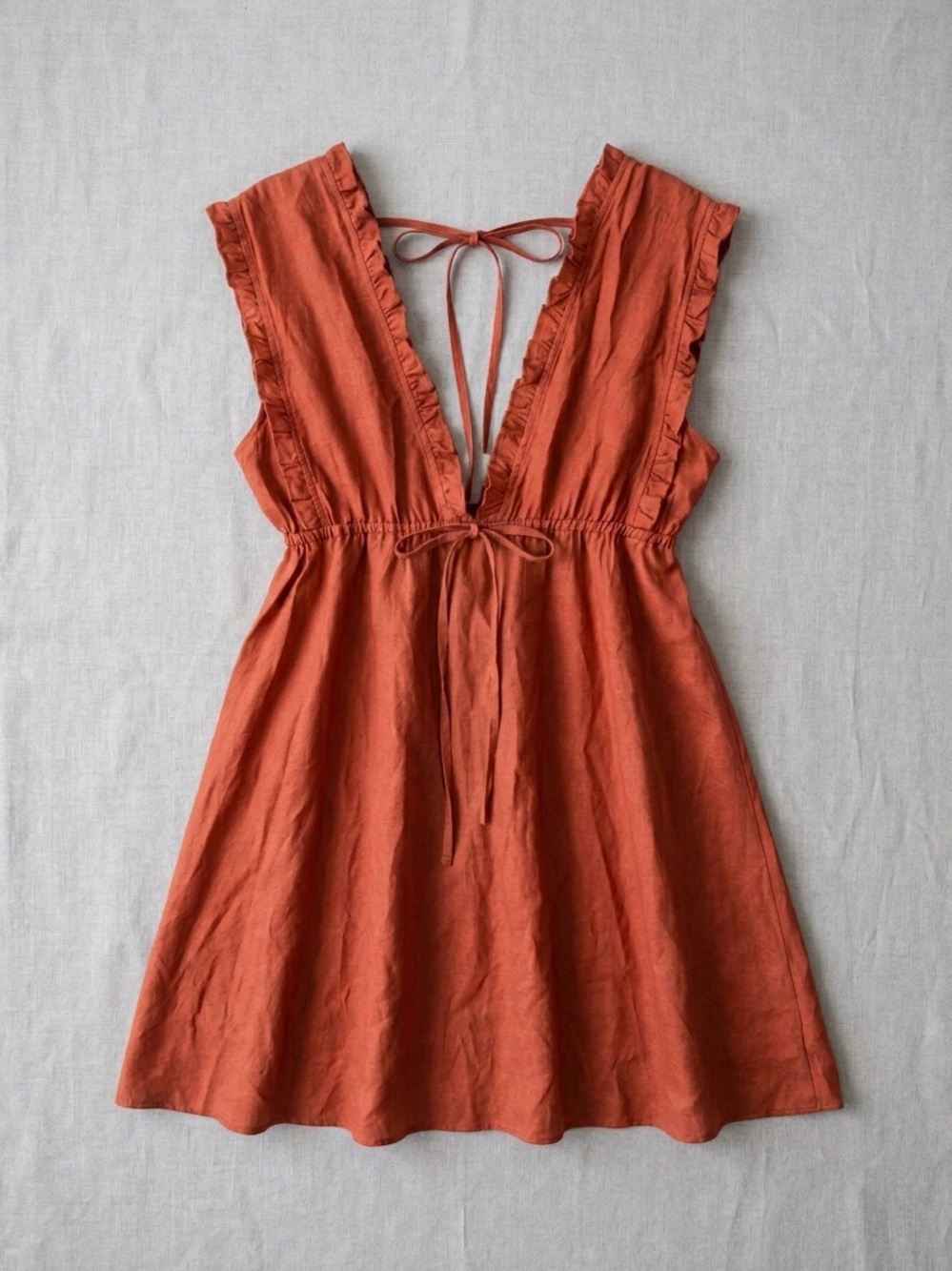 Cleobella Rust Orange Midi Dress
